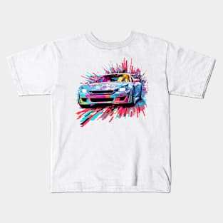 Car Racing Formula 1 Competition Abstract Kids T-Shirt